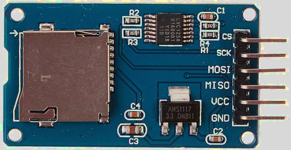 Micro SD Card adapter module